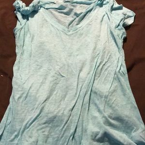 Blue Maurices v-neck t-shirt